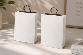 Witte gepersonaliseerde cadeauzakjes